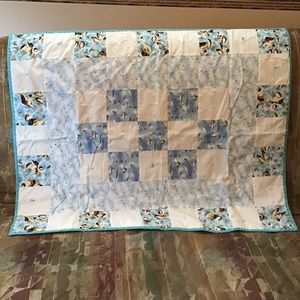 Handmade Sew & Tie quilt/wall hanging - coastal theme